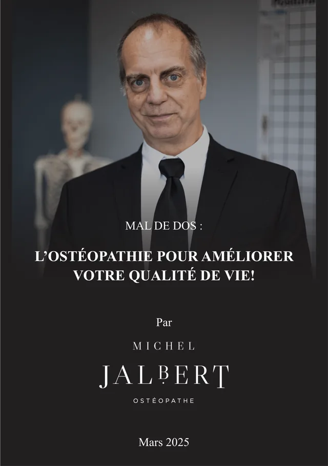 E-book gratuit : Mal de dos — l'ostéopathie pour améliorer votre qualité de vie, par Michel Jalbert